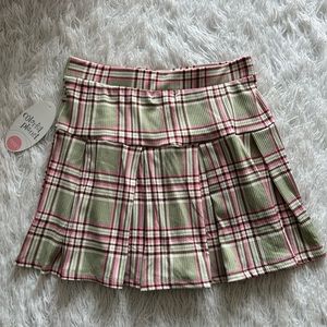 Colorful Planet Teen Plaid skirt